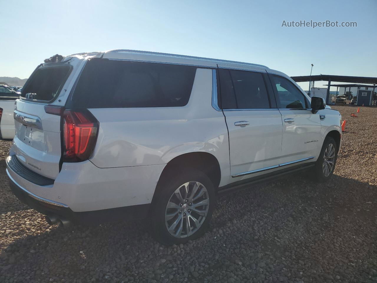 2021 Gmc Yukon Xl Denali White vin: 1GKS2JKL8MR328319