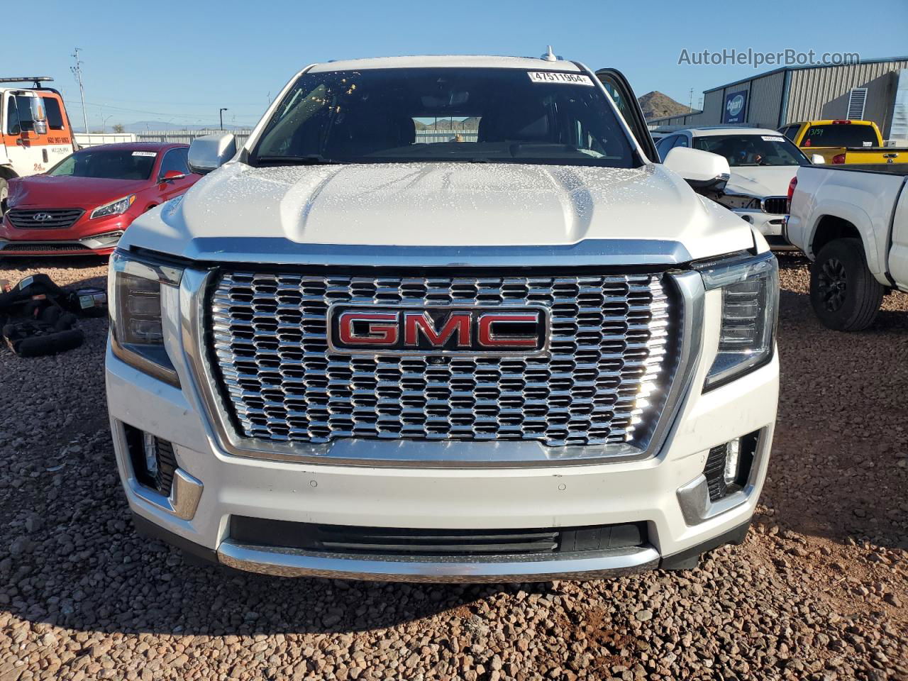 2021 Gmc Yukon Xl Denali White vin: 1GKS2JKL8MR328319