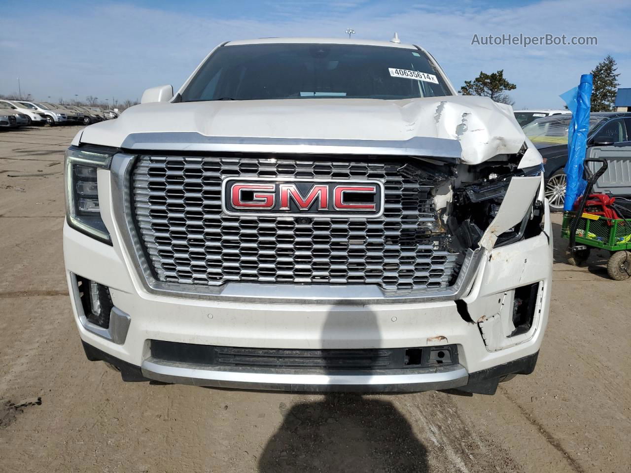 2021 Gmc Yukon Xl Denali White vin: 1GKS2JKL9MR134575