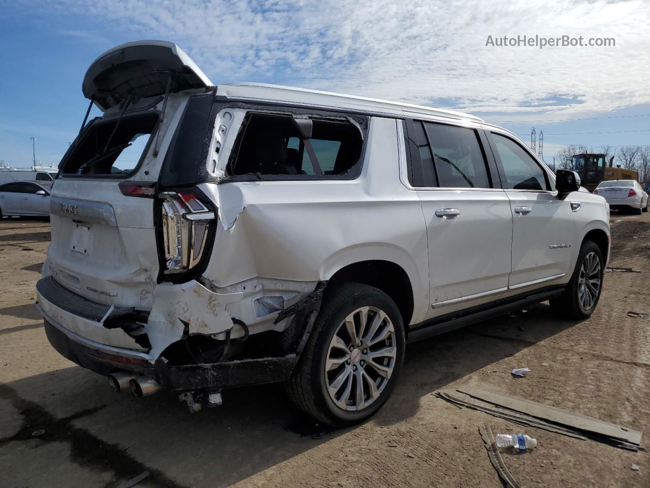 2021 Gmc Yukon Xl Denali White vin: 1GKS2JKL9MR134575