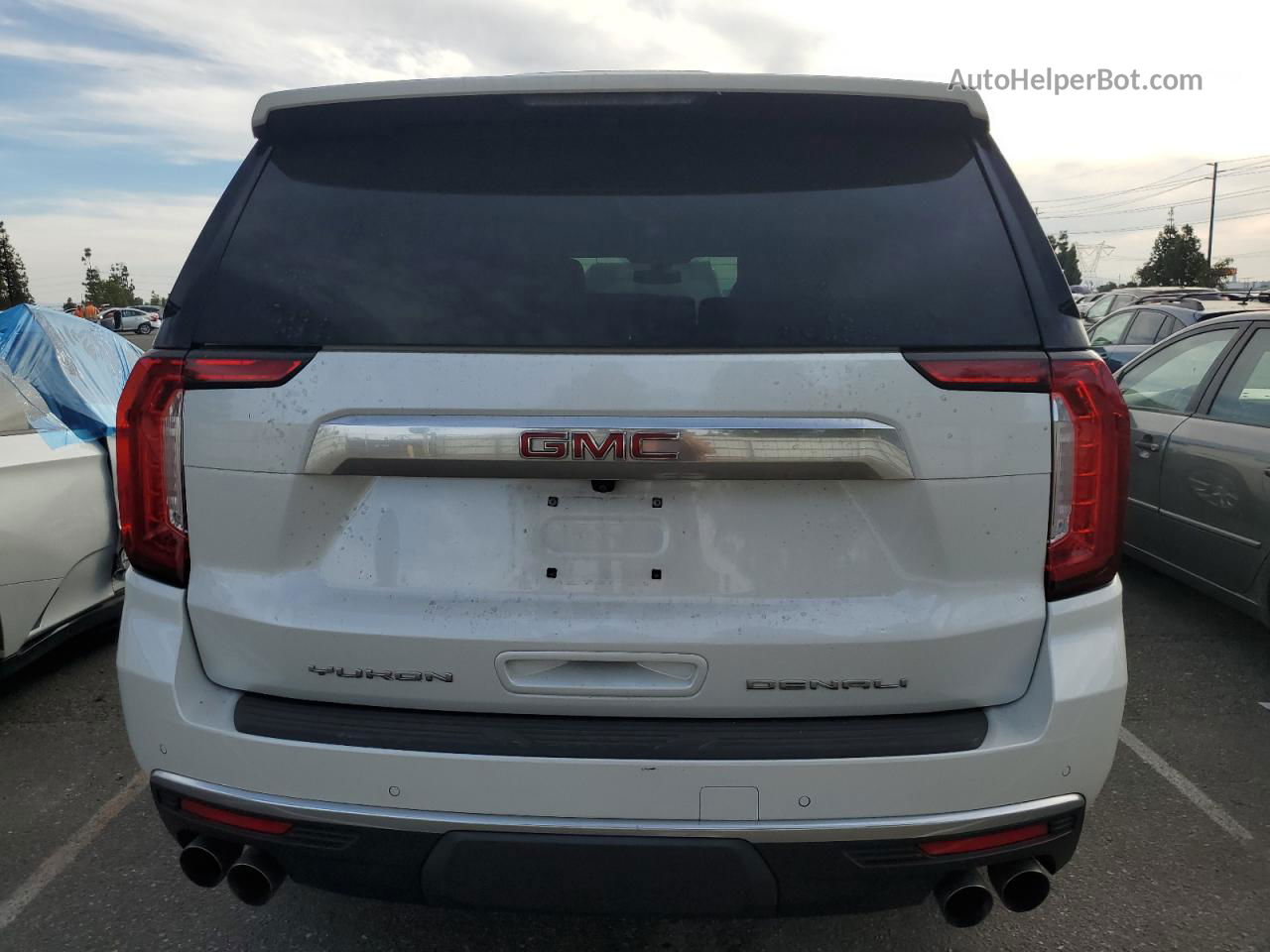 2021 Gmc Yukon Xl Denali White vin: 1GKS2JKL9MR381952