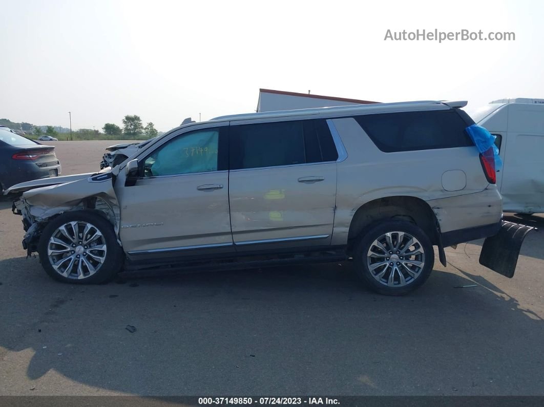 2021 Gmc Yukon Xl 4wd Denali Beige vin: 1GKS2JKT9MR355223