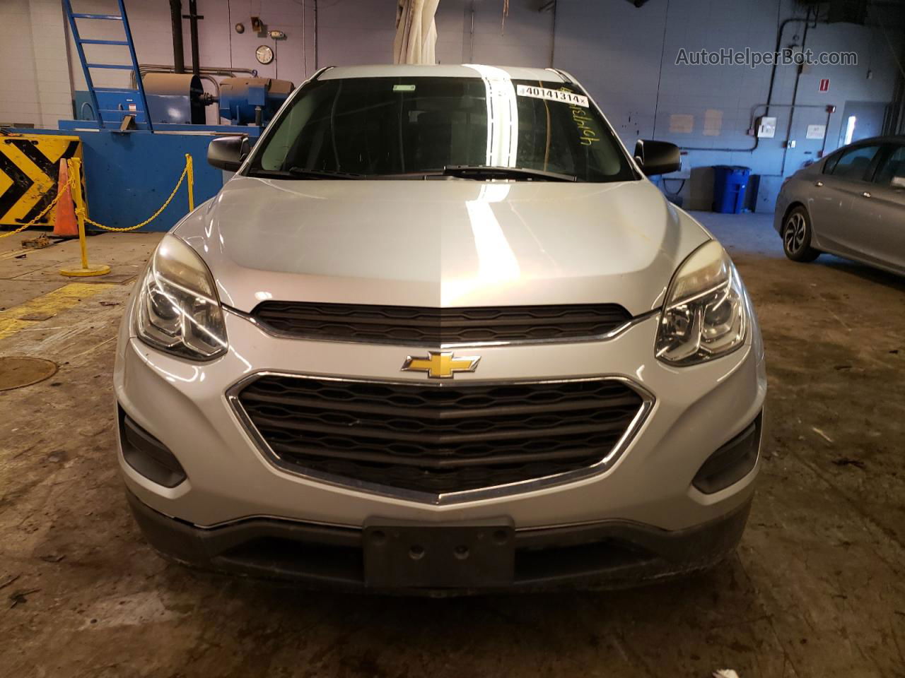 2016 Chevrolet Equinox Ls Silver vin: 1GNALBEK1GZ107251