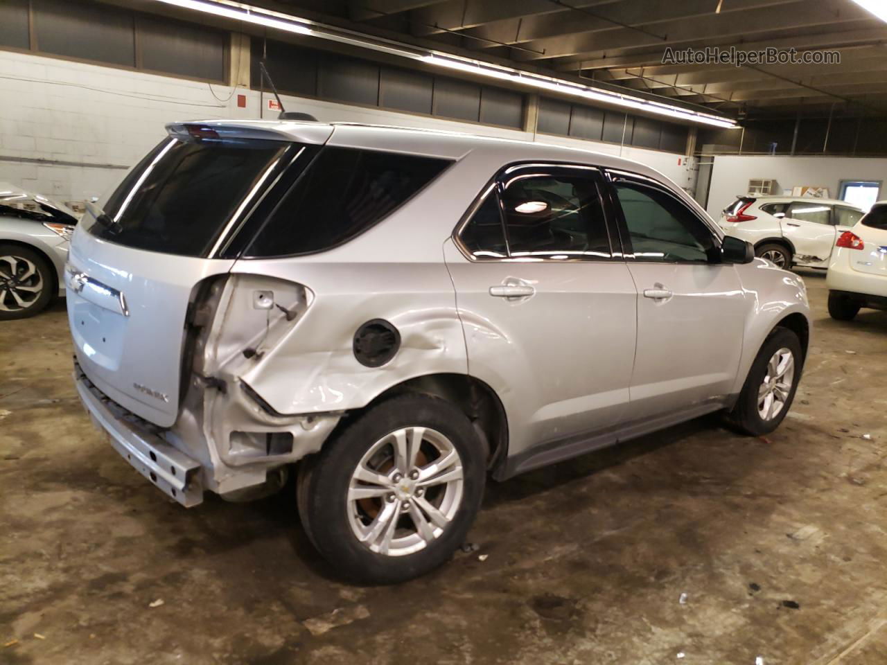 2016 Chevrolet Equinox Ls Silver vin: 1GNALBEK1GZ107251