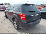 2016 Chevrolet Equinox Ls Black vin: 1GNALBEK2GZ105931