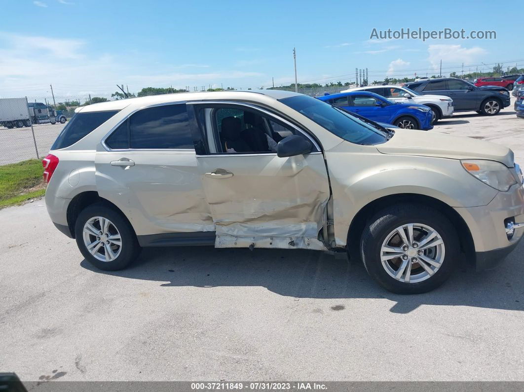 2016 Chevrolet Equinox Ls Бежевый vin: 1GNALBEK7GZ107951