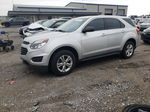 2016 Chevrolet Equinox Ls Silver vin: 1GNALBEK9GZ103772