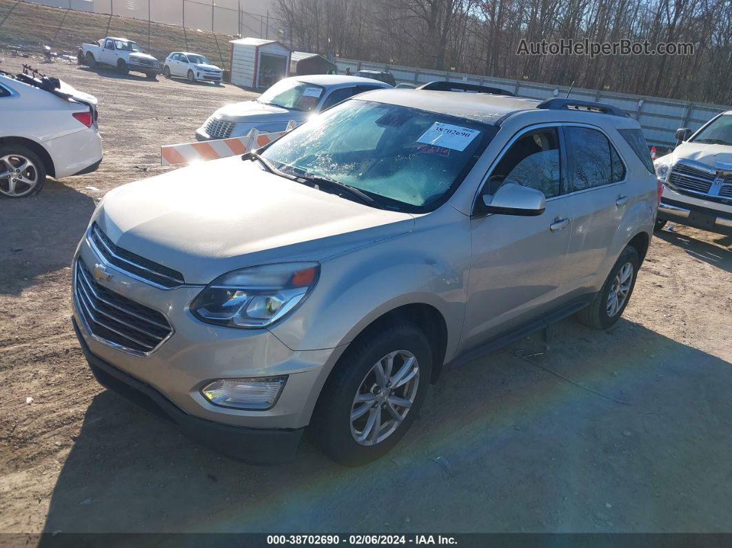 2016 Chevrolet Equinox Lt Бежевый vin: 1GNALCEK1GZ106753