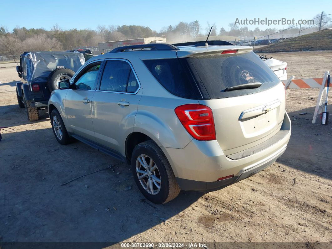 2016 Chevrolet Equinox Lt Бежевый vin: 1GNALCEK1GZ106753