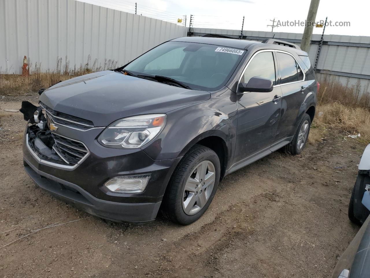 2016 Chevrolet Equinox Lt Black vin: 1GNALCEKXGZ105925