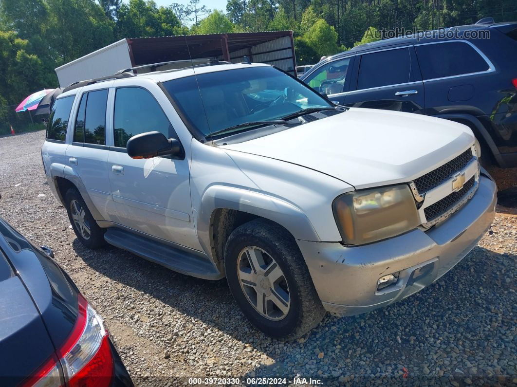 2006 Chevrolet Trailblazer Lt White vin: 1GNDS13S062154520