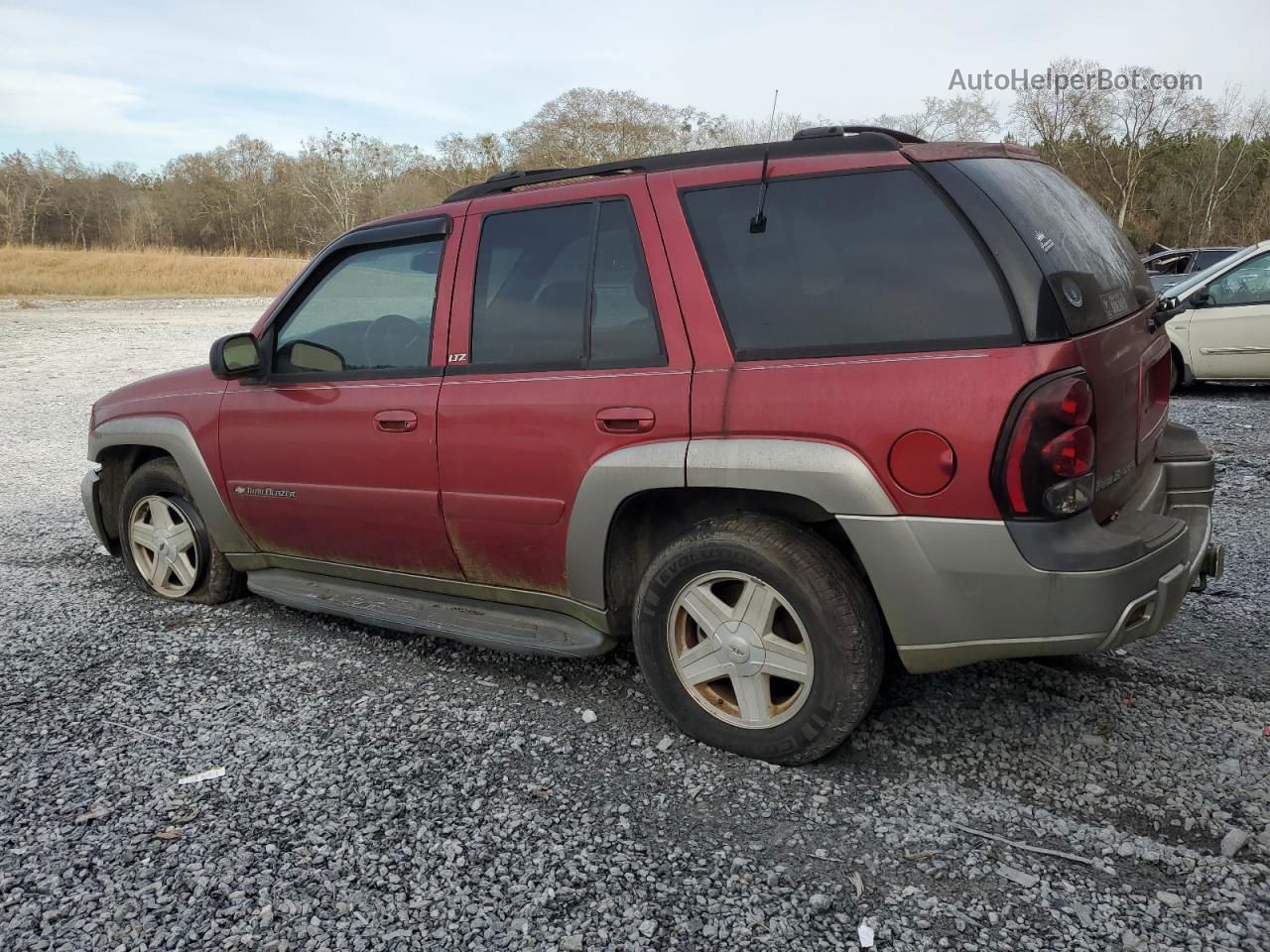 2002 Chevrolet Trailblazer  Red vin: 1GNDS13S122412070