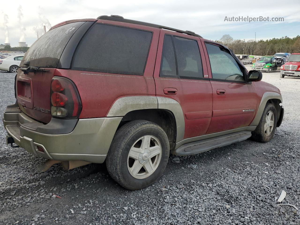 2002 Chevrolet Trailblazer  Red vin: 1GNDS13S122412070