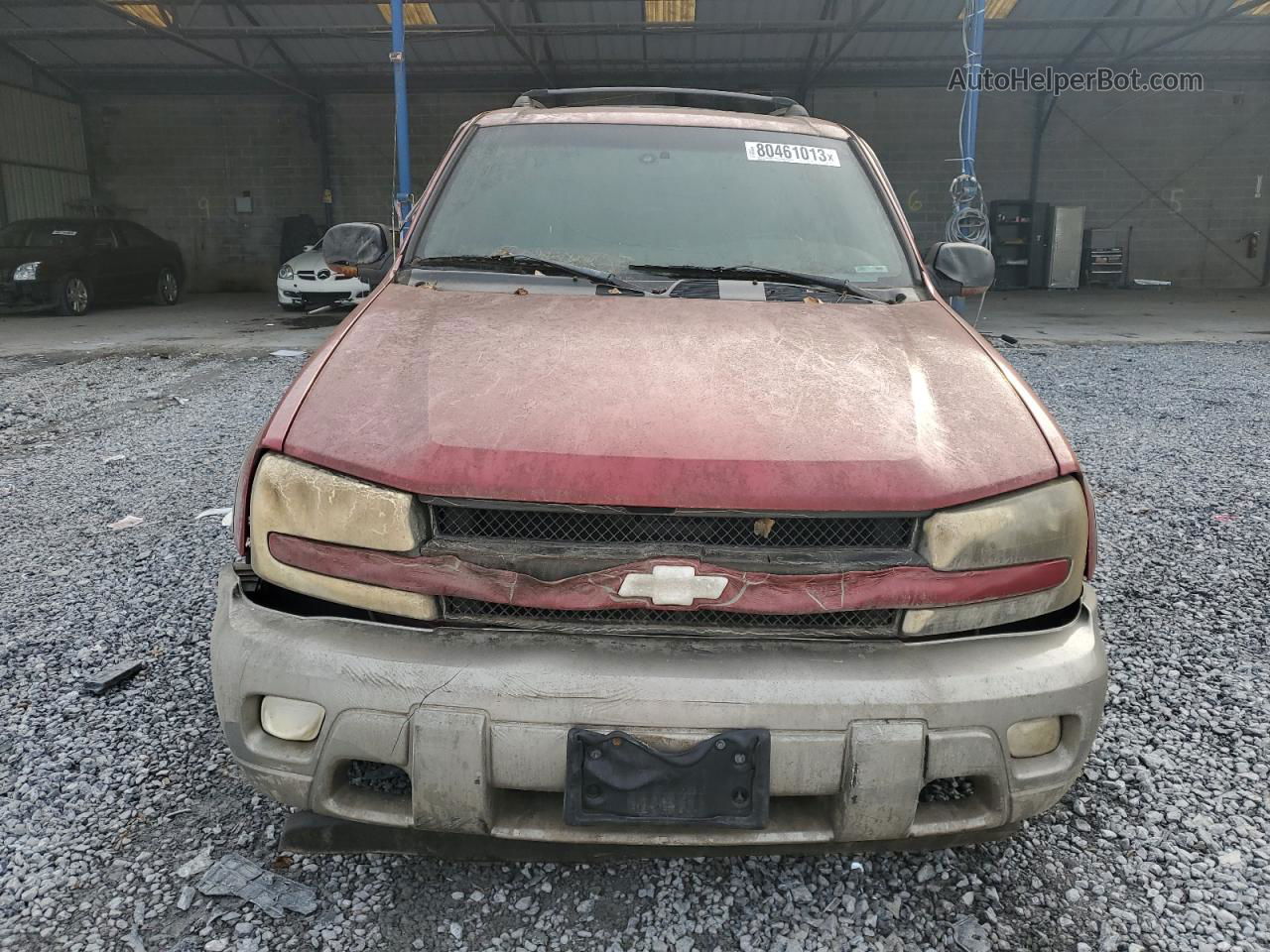 2002 Chevrolet Trailblazer  Red vin: 1GNDS13S122412070