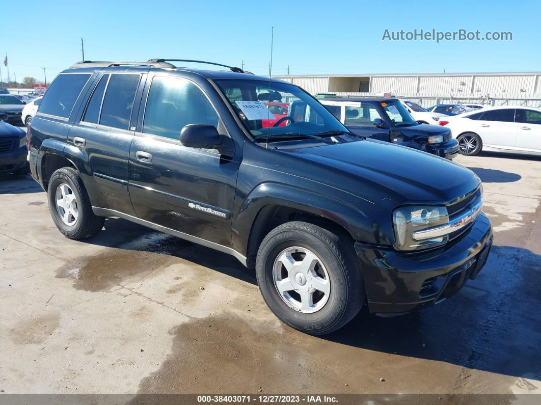 2002 Chevrolet Trailblazer Ls Black vin: 1GNDS13S122476769