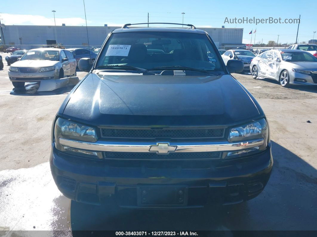 2002 Chevrolet Trailblazer Ls Black vin: 1GNDS13S122476769