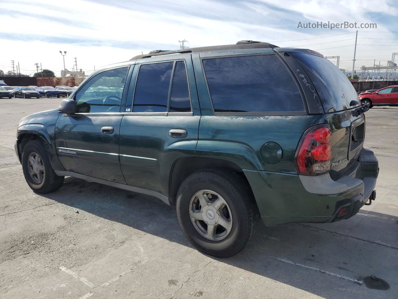 2002 Chevrolet Trailblazer  Green vin: 1GNDS13S122522343