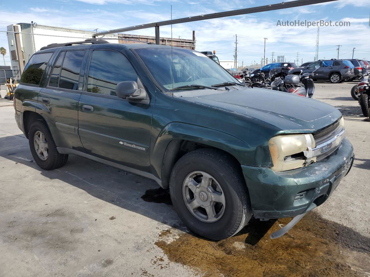 2002 Chevrolet Trailblazer  Green vin: 1GNDS13S122522343