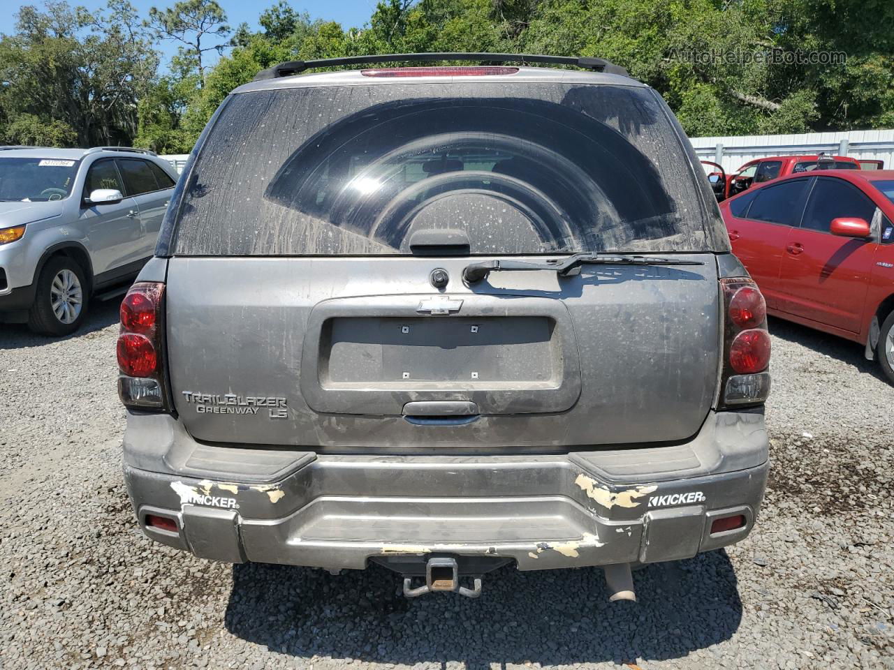 2006 Chevrolet Trailblazer Ls Gray vin: 1GNDS13S162127570