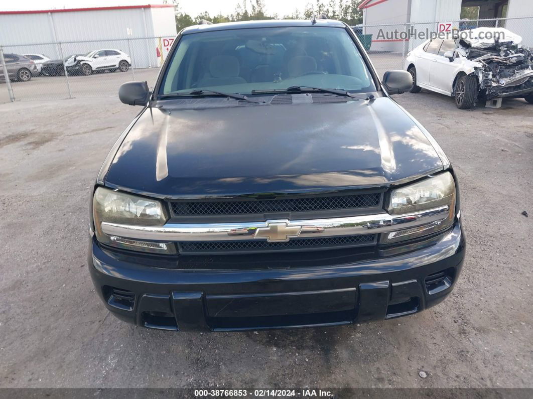 2006 Chevrolet Trailblazer Ls Black vin: 1GNDS13S162273337