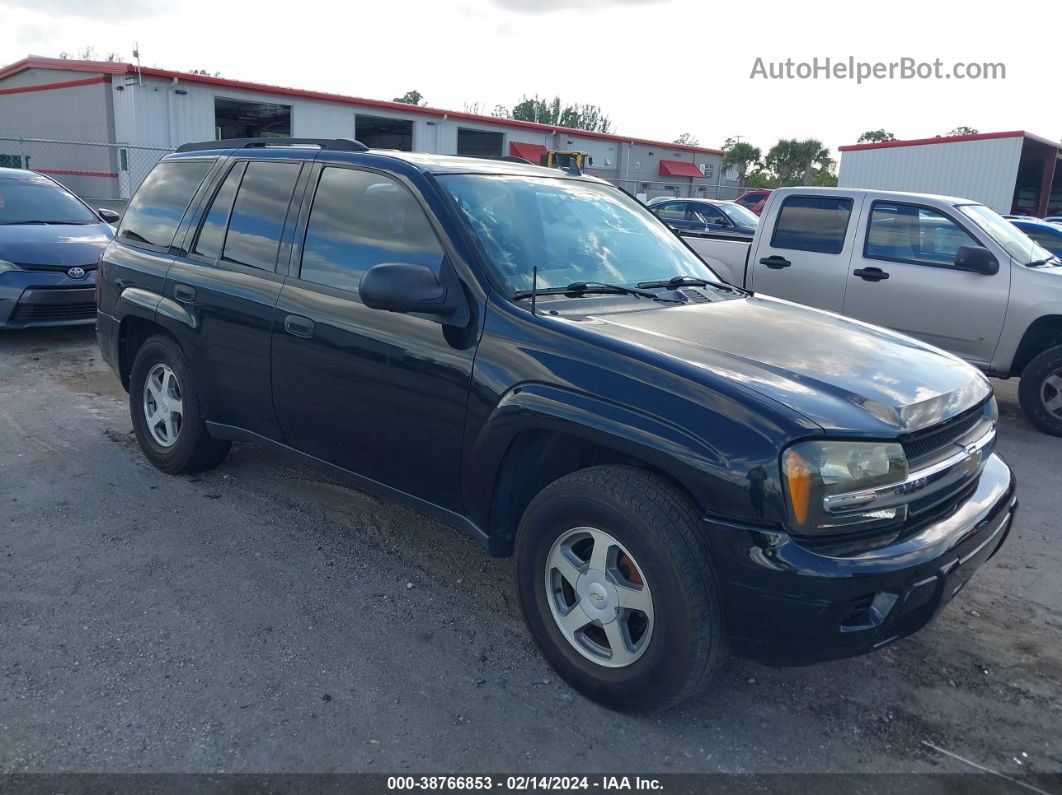 2006 Chevrolet Trailblazer Ls Black vin: 1GNDS13S162273337