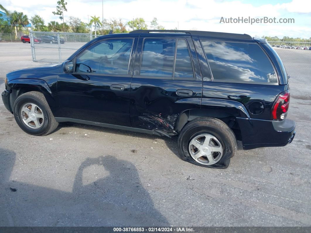 2006 Chevrolet Trailblazer Ls Black vin: 1GNDS13S162273337