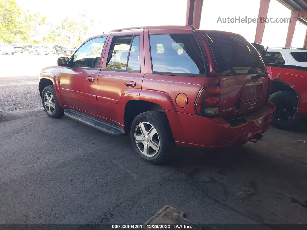 2006 Chevrolet Trailblazer Lt Burgundy vin: 1GNDS13S162308314