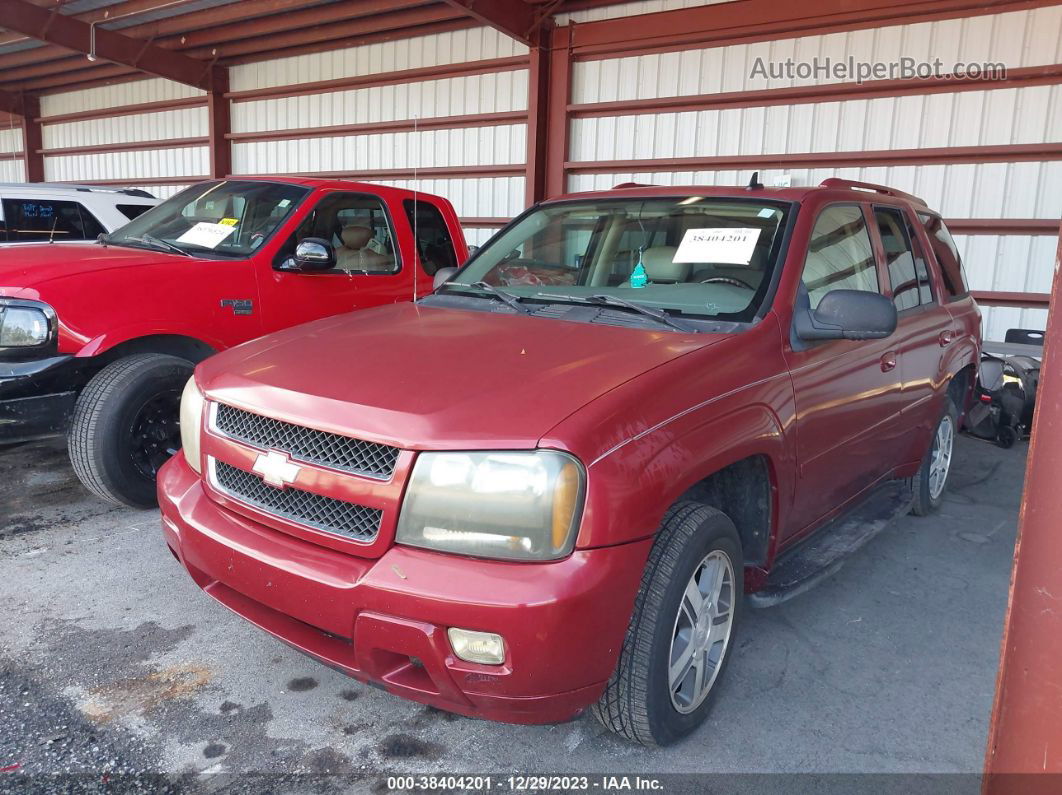 2006 Chevrolet Trailblazer Lt Burgundy vin: 1GNDS13S162308314