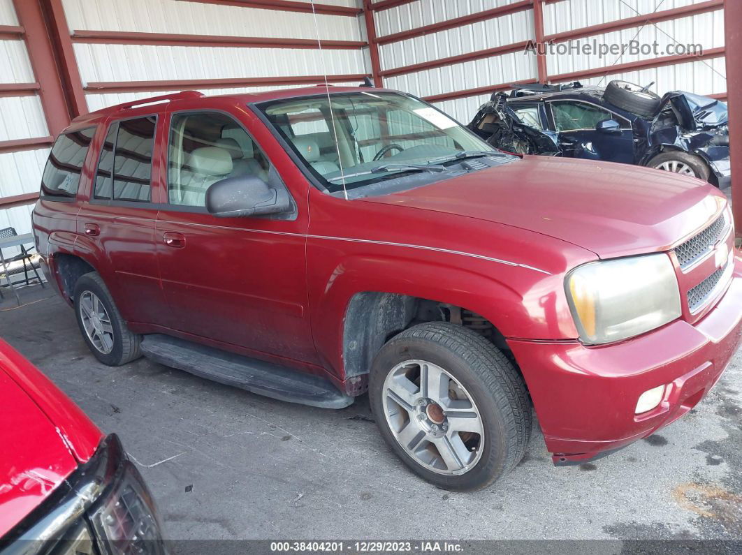 2006 Chevrolet Trailblazer Lt Burgundy vin: 1GNDS13S162308314