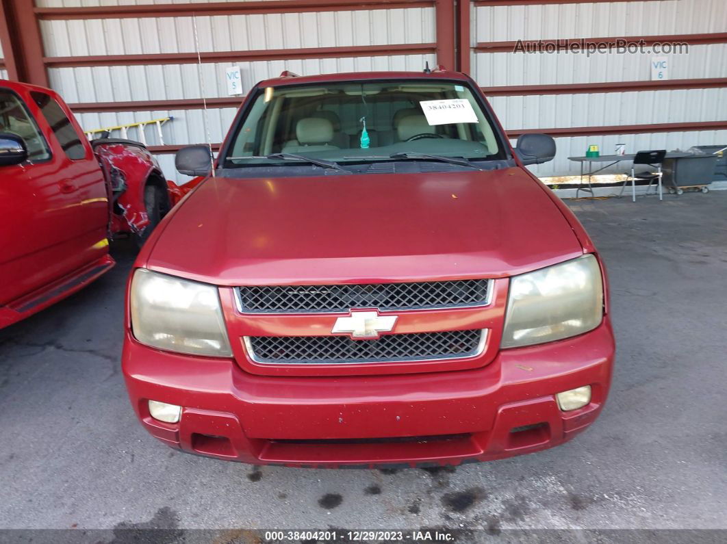 2006 Chevrolet Trailblazer Lt Burgundy vin: 1GNDS13S162308314