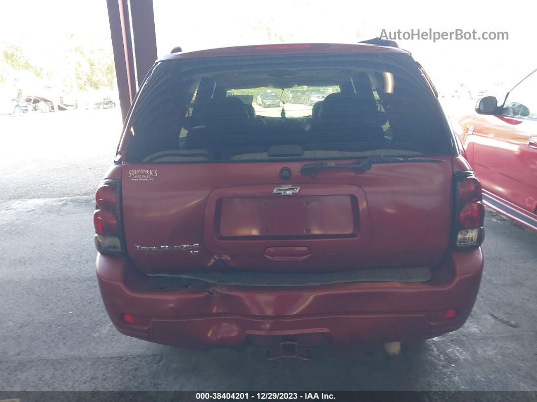 2006 Chevrolet Trailblazer Lt Burgundy vin: 1GNDS13S162308314