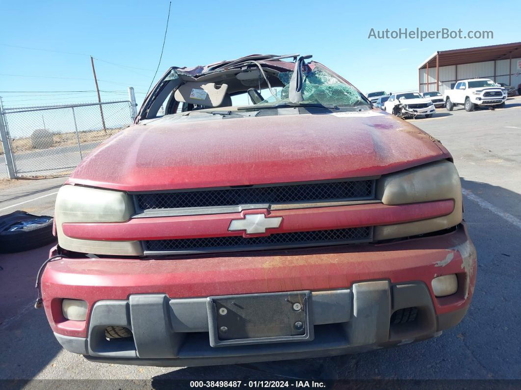 2002 Chevrolet Trailblazer Ltz Burgundy vin: 1GNDS13S222127216