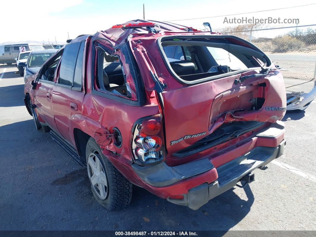 2002 Chevrolet Trailblazer Ltz Burgundy vin: 1GNDS13S222127216