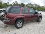 2006 Chevrolet Trailblazer Ls Burgundy vin: 1GNDS13S262179046