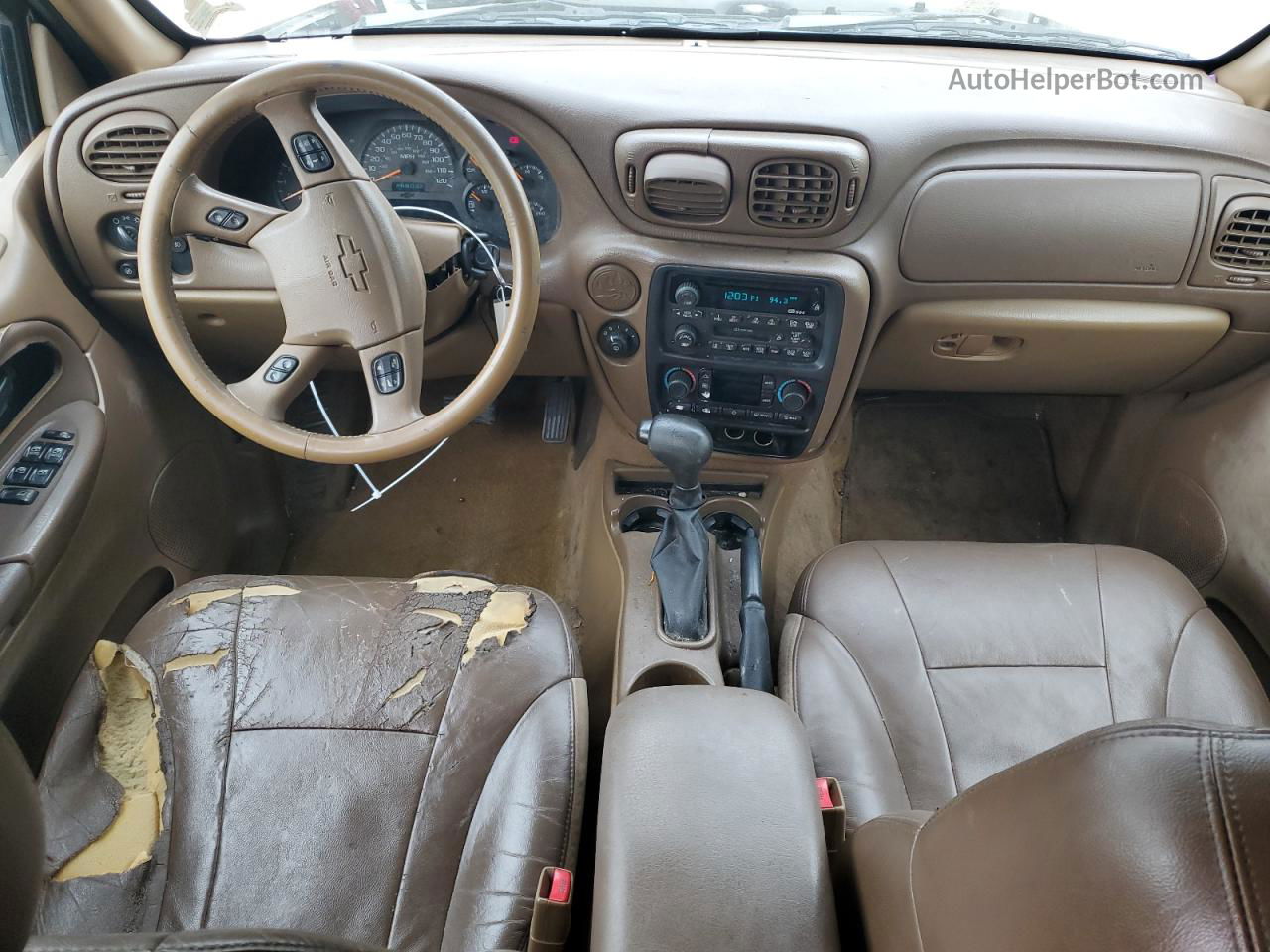 2002 Chevrolet Trailblazer  Beige vin: 1GNDS13S322259045