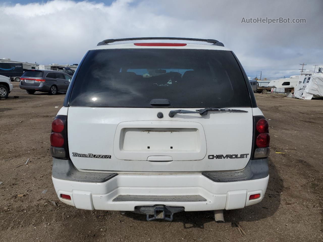 2002 Chevrolet Trailblazer  White vin: 1GNDS13S322358948