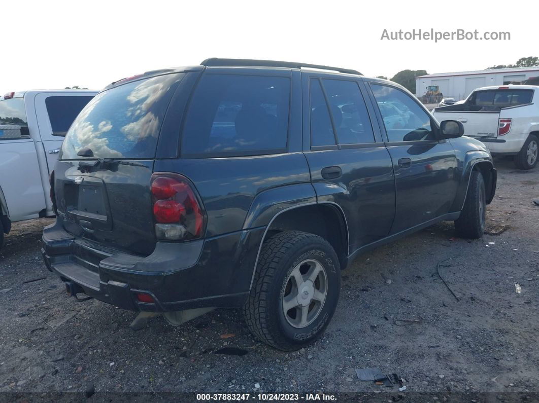 2006 Chevrolet Trailblazer Ls Black vin: 1GNDS13S362163048