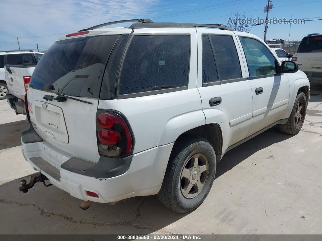 2006 Chevrolet Trailblazer Ls White vin: 1GNDS13S362237682