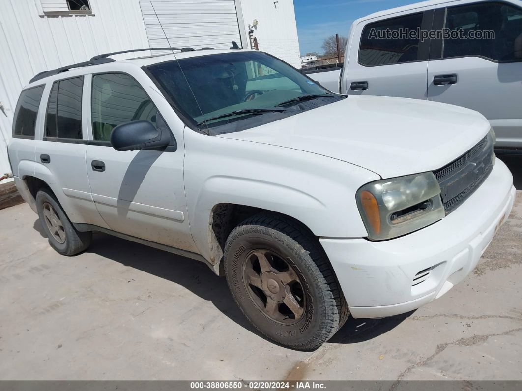 2006 Chevrolet Trailblazer Ls White vin: 1GNDS13S362237682