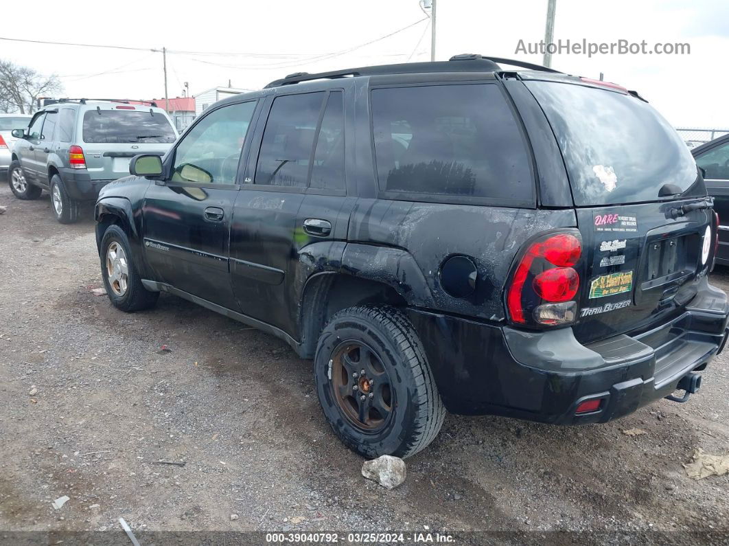 2002 Chevrolet Trailblazer Ls Black vin: 1GNDS13S422325361