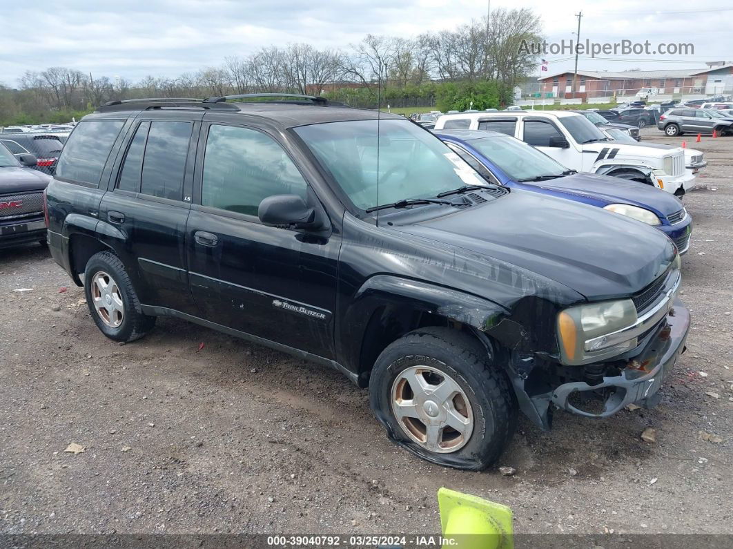 2002 Chevrolet Trailblazer Ls Black vin: 1GNDS13S422325361