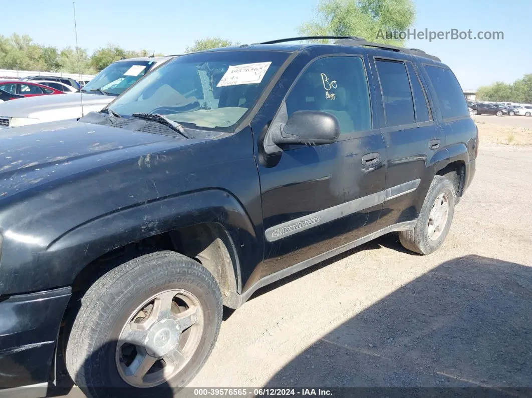 2002 Chevrolet Trailblazer Lt Black vin: 1GNDS13S422460159