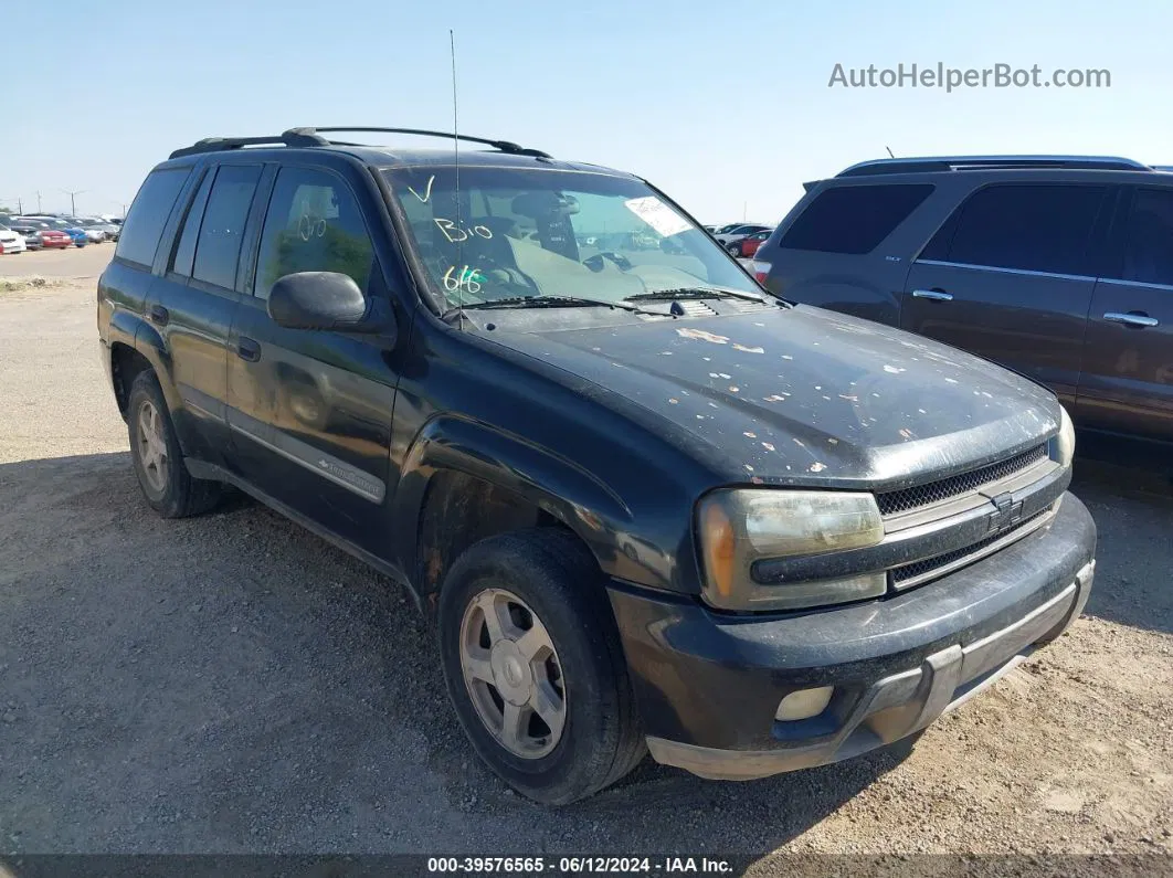 2002 Chevrolet Trailblazer Lt Black vin: 1GNDS13S422460159