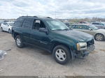 2002 Chevrolet Trailblazer Ls Зеленый vin: 1GNDS13S422485160