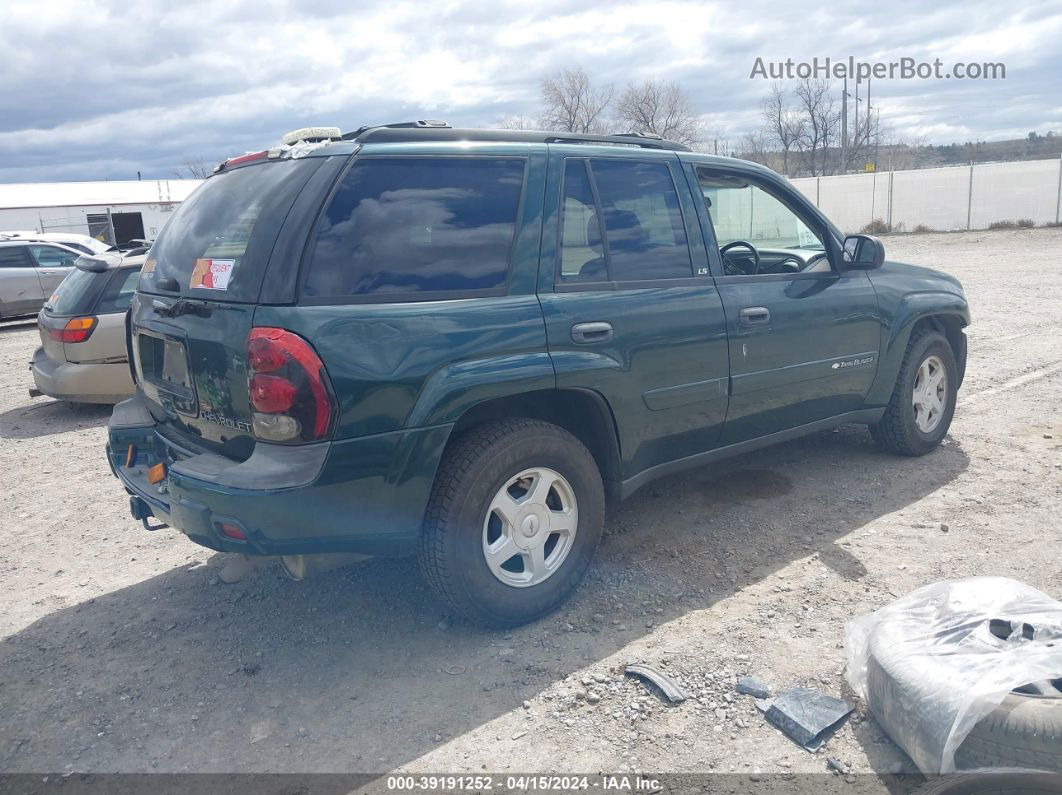 2002 Chevrolet Trailblazer Ls Зеленый vin: 1GNDS13S422485160