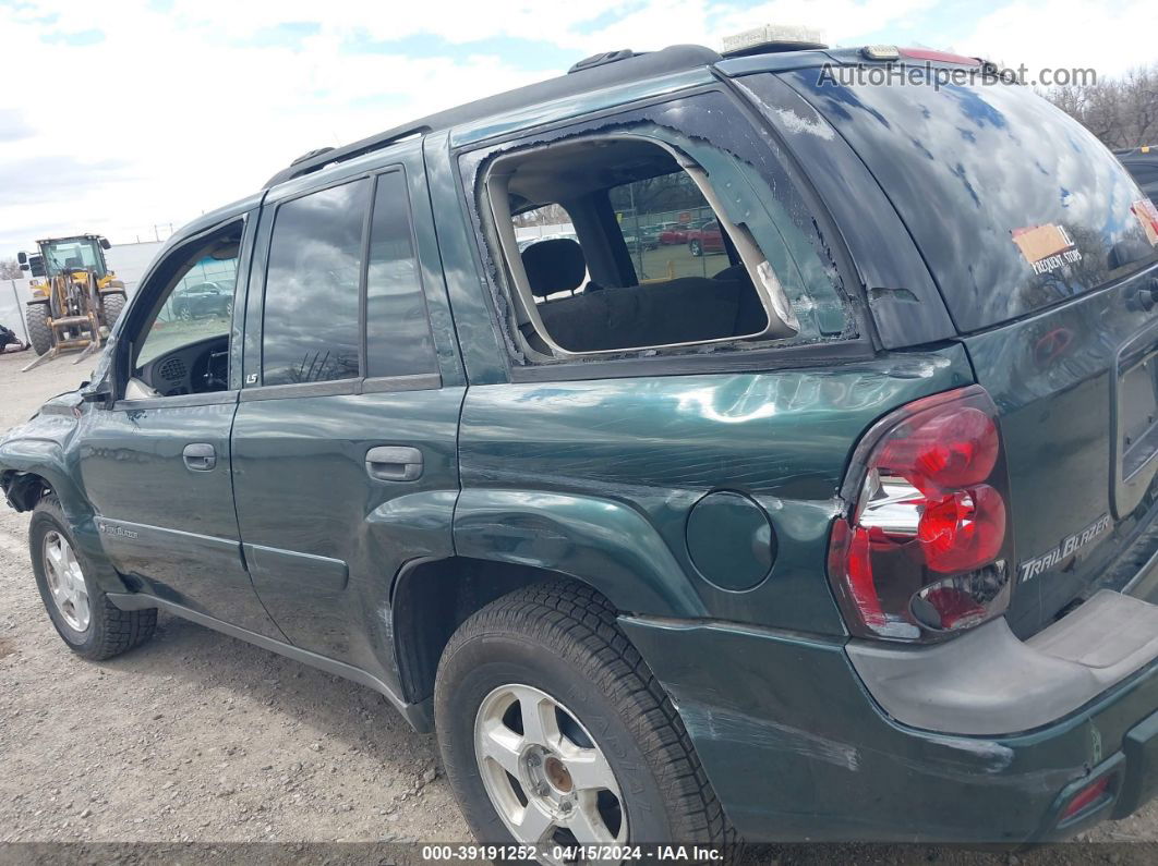 2002 Chevrolet Trailblazer Ls Зеленый vin: 1GNDS13S422485160