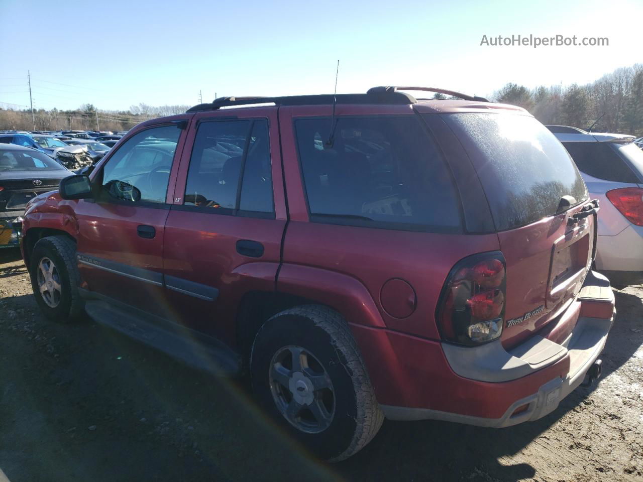 2002 Chevrolet Trailblazer  Red vin: 1GNDS13S422513927