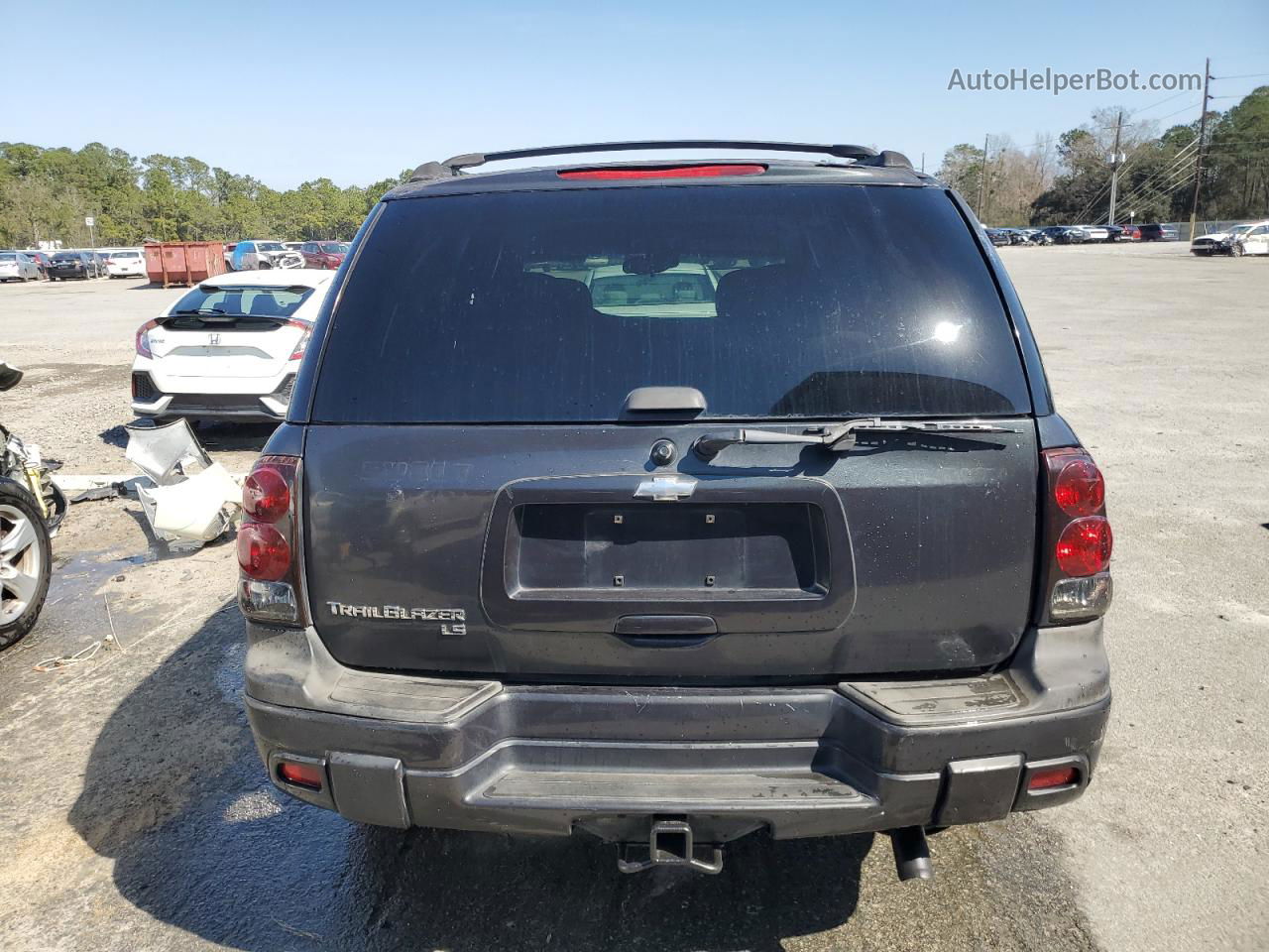 2006 Chevrolet Trailblazer Ls Gray vin: 1GNDS13S462185544