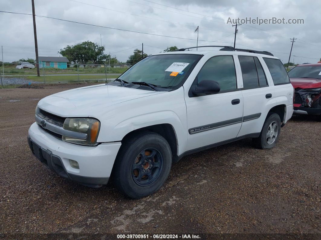 2002 Chevrolet Trailblazer Lt White vin: 1GNDS13S522271567