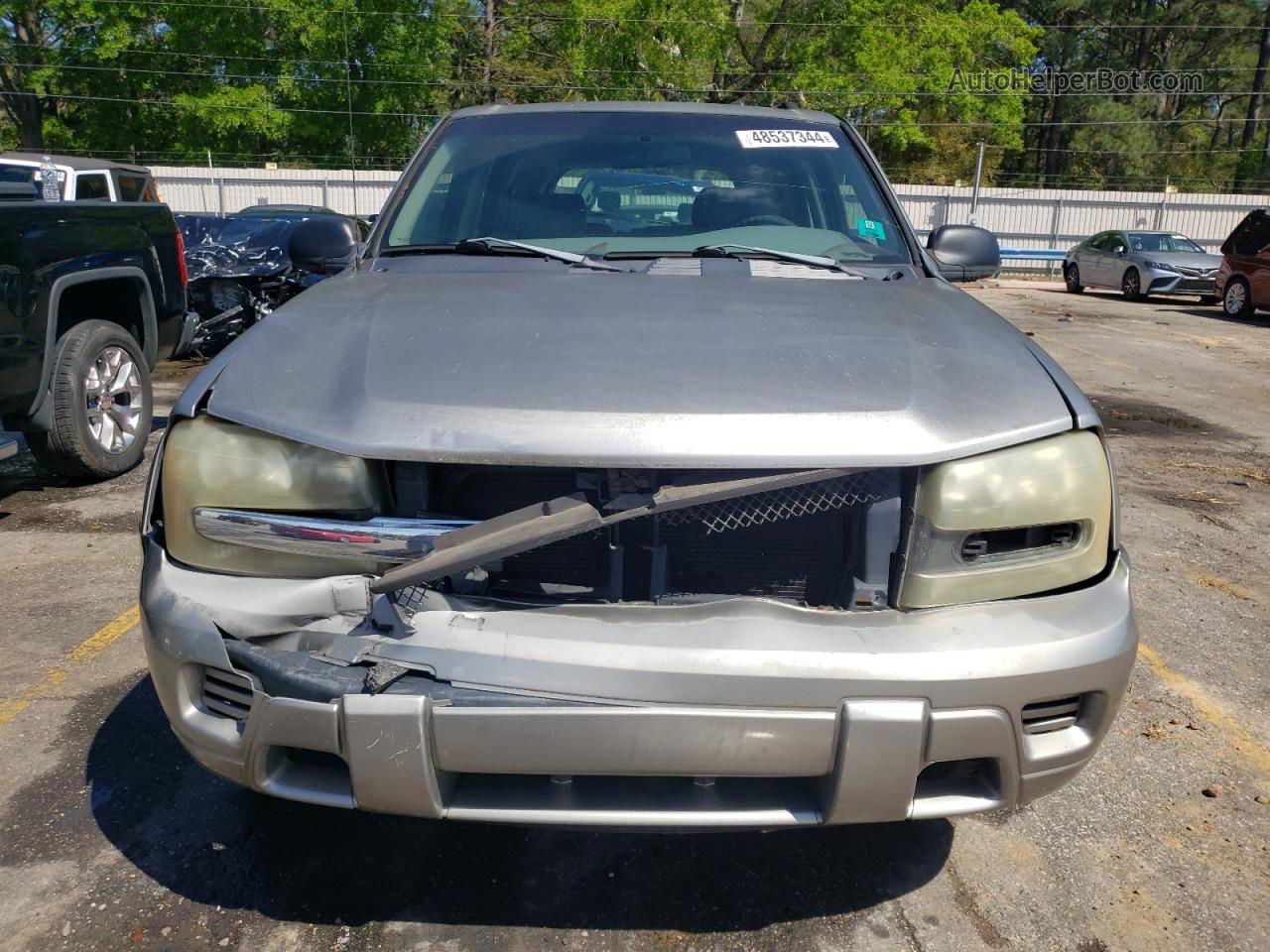 2002 Chevrolet Trailblazer  Gold vin: 1GNDS13S522383317